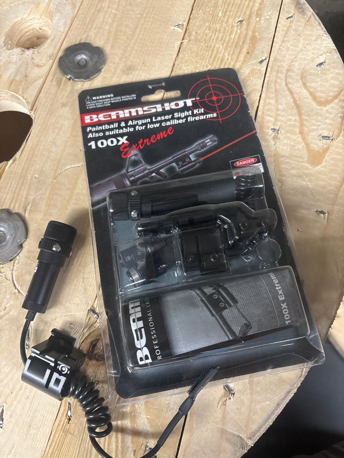 Beamshot 100X Extreme Laser Sight Kit voor Paintball/Airgun, Sport en Fitness, Ophalen of Verzenden, Zo goed als nieuw
