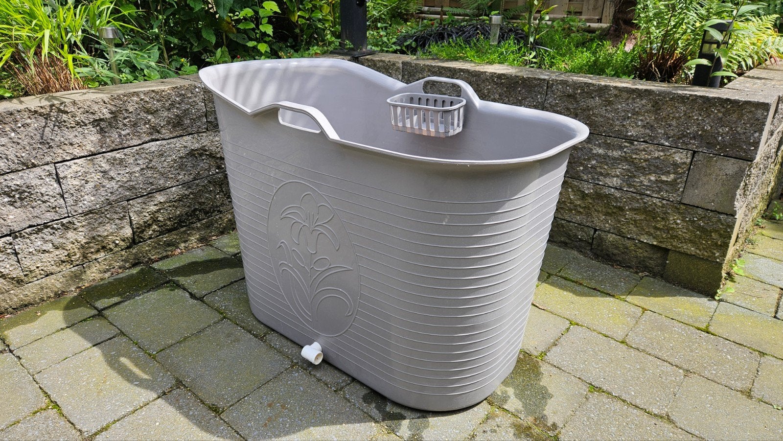 Bath Bucket, klein bad voor balkon/douchebak, Ophalen, Zo goed als nieuw, Met bad