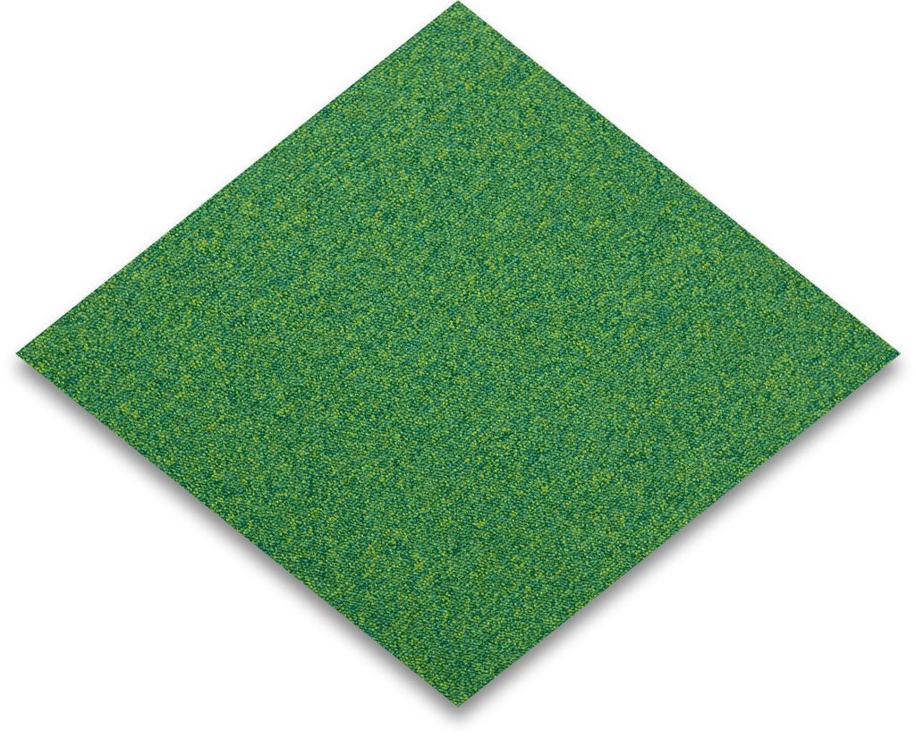 Groene tapijttegels 50x50 | interface heuga 727 green sa, Ophalen, 75 m² of meer, Nieuw, Tapijttegels
