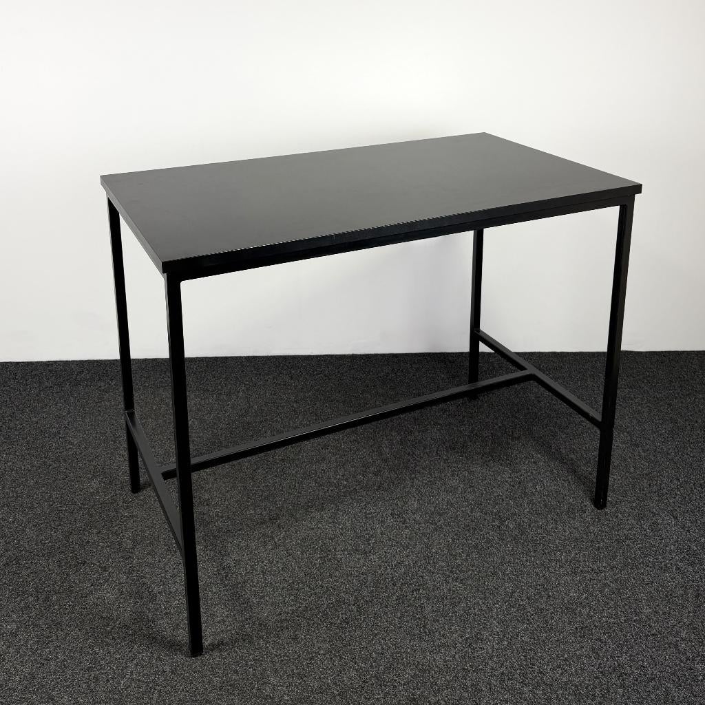 Zwarte Bartafel - 111 x 140 x 80 cm, Huis en Inrichting, Barren, Gebruikt, Ophalen