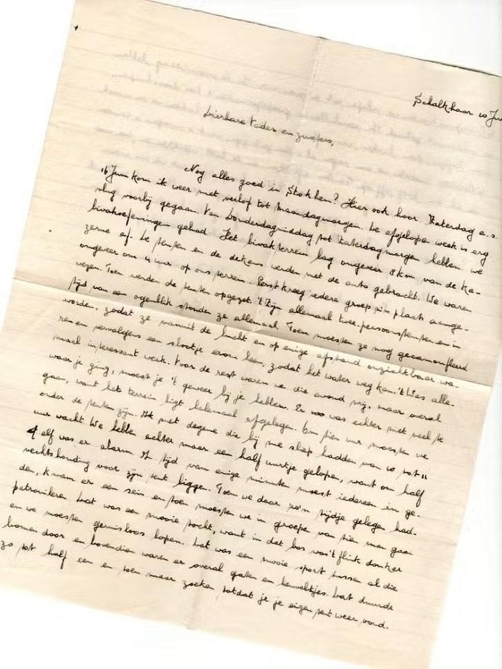 Brief Schalkhaar Klinkenberg Wijlre 1951., Ophalen of Verzenden, Zo goed als nieuw