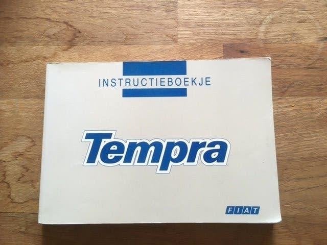 Instructieboekje Fiat Tempra   1993    NL, Ophalen of Verzenden