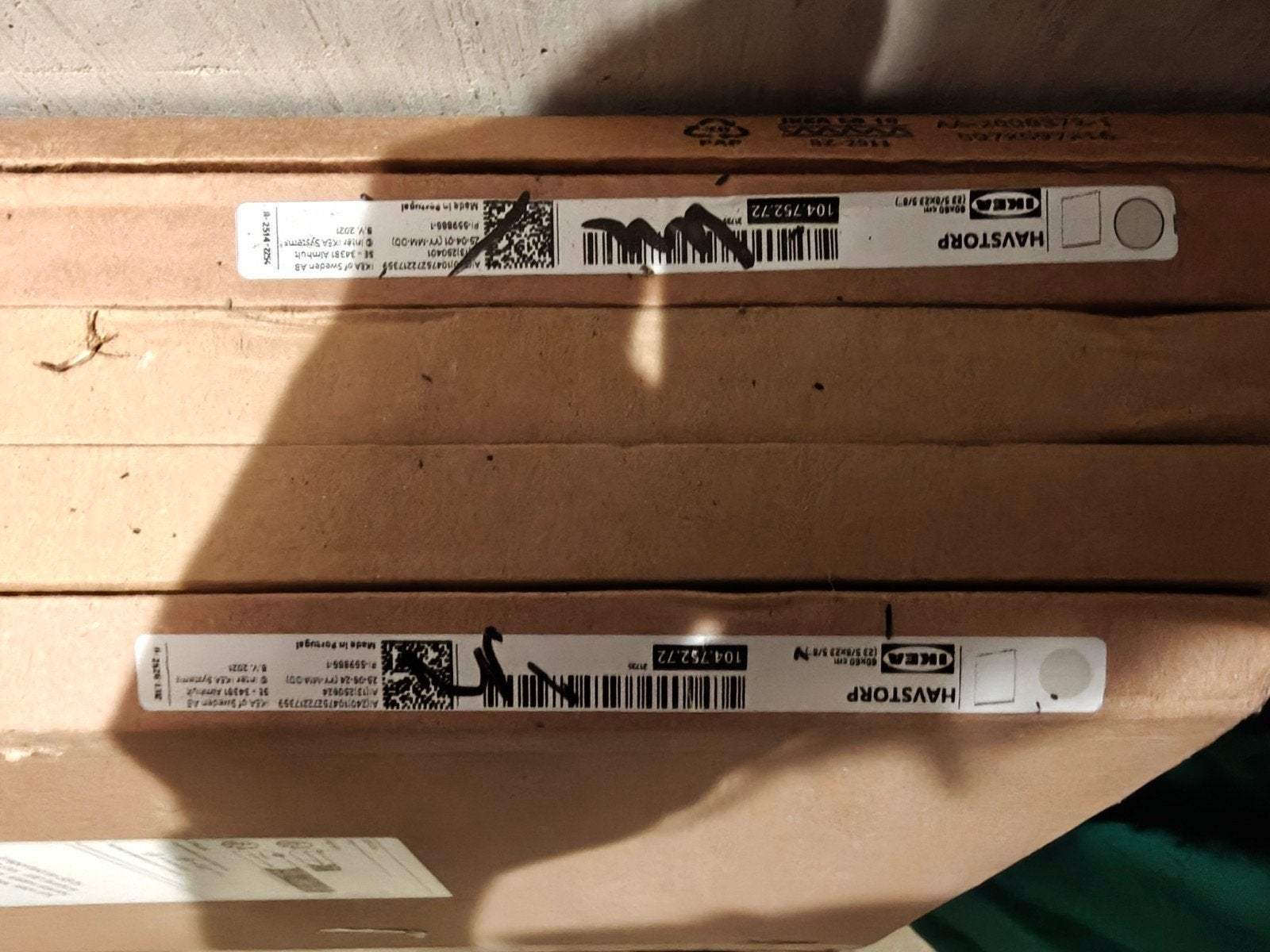 5x IKEA HAVSTORP deurtjes 60x60 wit (nieuw in verpakking), Ophalen