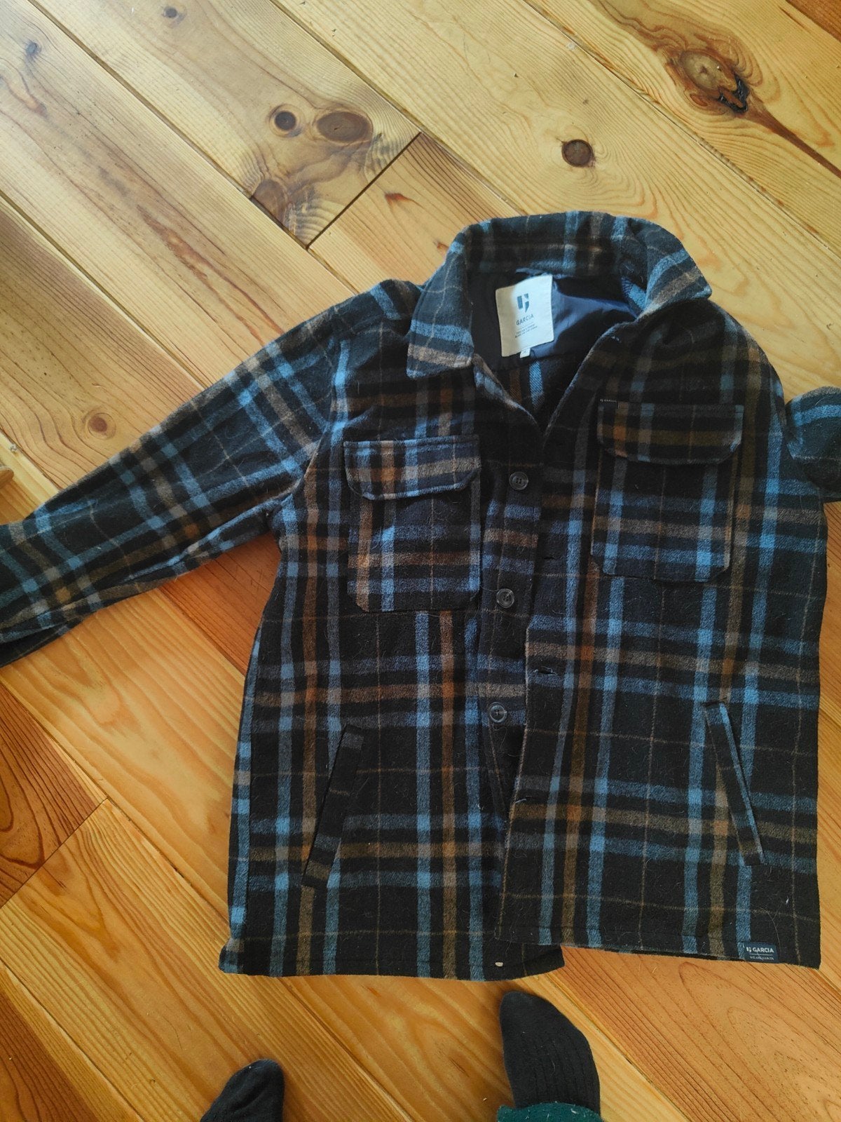 Geruite jas/ overhemd van Garcia, Kleding | Heren, Garcia, Ophalen of Verzenden, Zo goed als nieuw, Meerkleurig