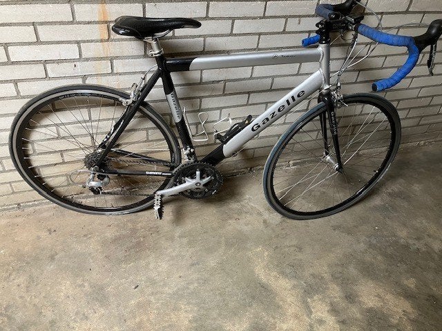 Gazelle racefiets, Fietsen en Brommers, Fietsen | Racefietsen, Ophalen, 28 inch, Gebruikt, Heren