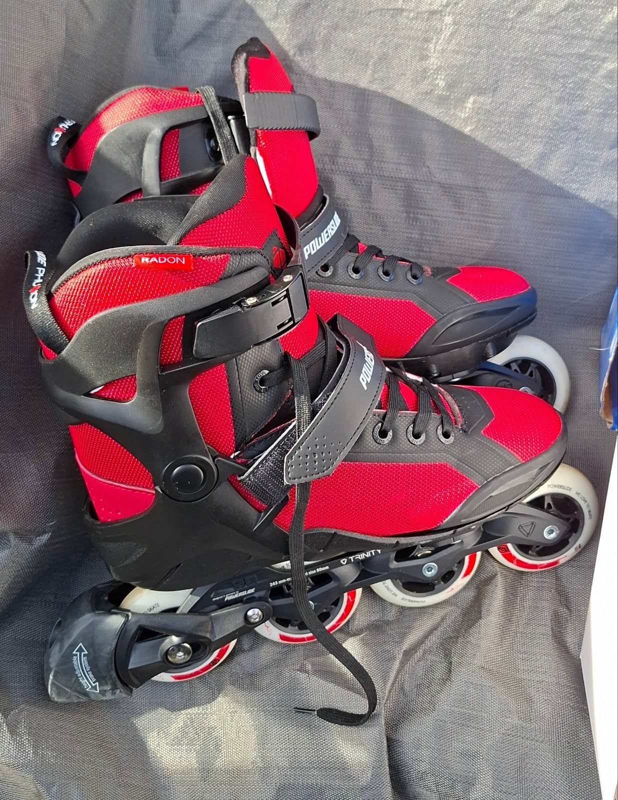 Powerslide Phuzion Radon Red 80 Inline Skates - Maat 43, Dames, Ophalen of Verzenden, Zo goed als nieuw, Inline skates 4 wielen