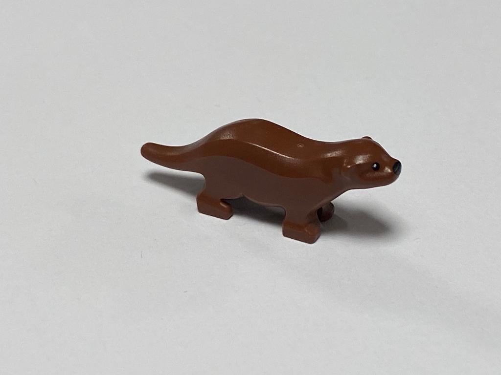 Lego nieuwe roodachtig bruine otter, Overige thema's, Lego, Overige typen, Nieuw
