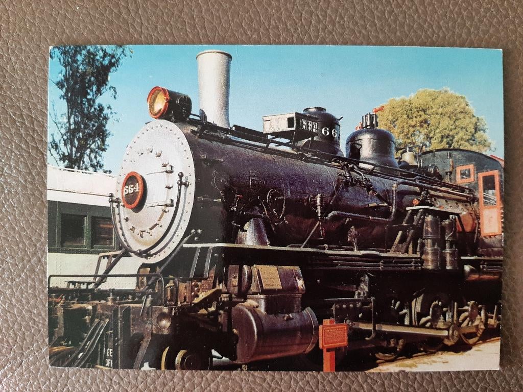 Lokomotive der Santa Fé Eisenbahn 1899,, Verzenden, Gebruikt, Trein, Kaart of Prent