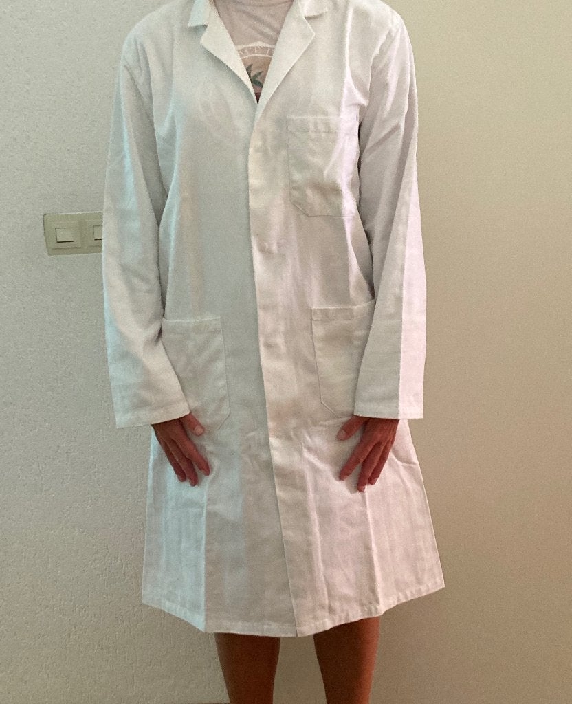 Laboratorium jas wit, Diversen, Schoolbenodigdheden, Gebruikt, Ophalen of Verzenden