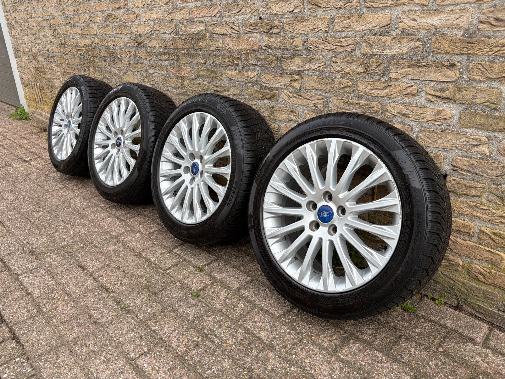 Te koop: Originele 5x108 17inch winterset Ford Focus 7mm!, Ophalen, Banden en Velgen, 17 inch, Winterbanden