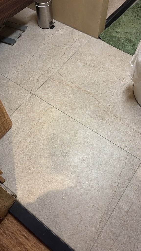 Vloertegels badkamer, STN Sumum beige, Ophalen, 60 cm of meer, Nieuw, Minder dan 5 m²