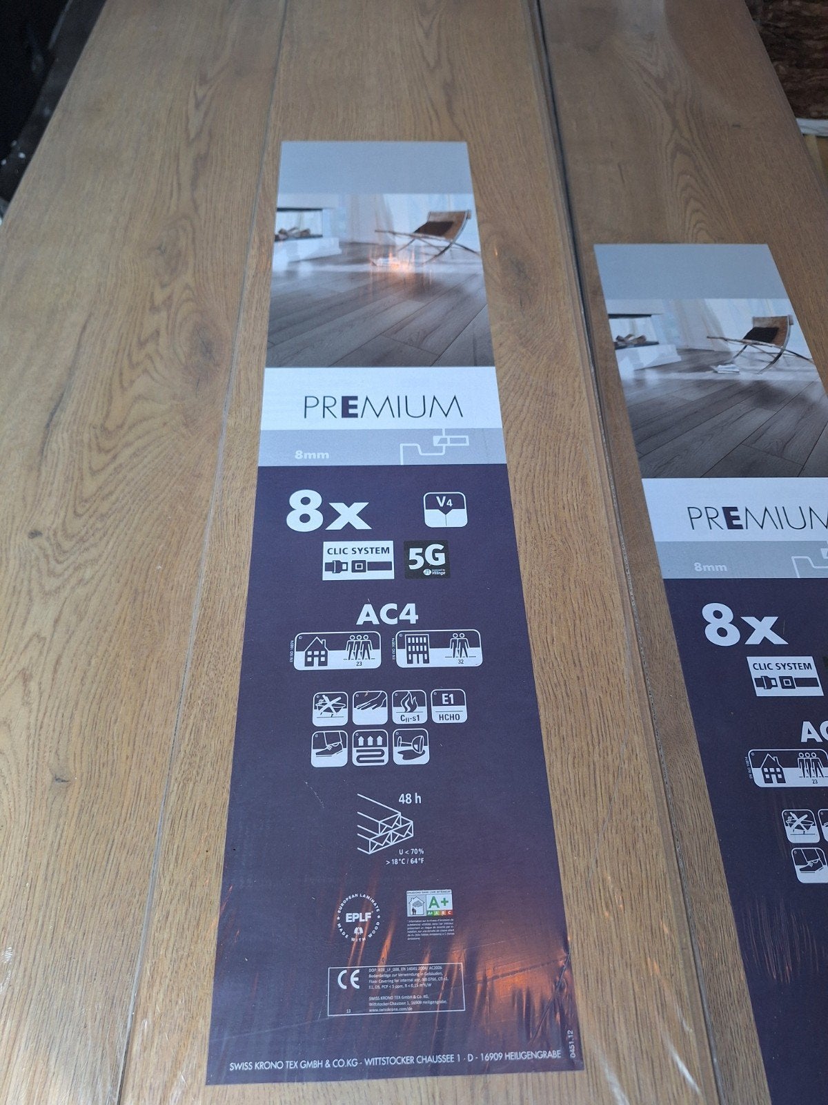 Premium laminaat D3668 Vilano eik natuur + ondervl, 50 tot 150 cm, Nieuw, Ophalen of Verzenden, 10 m² of meer