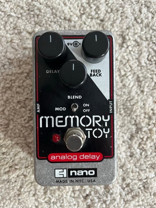 Electro Harmonix Nano Memory Toy Analog Delay pedaal, Ophalen of Verzenden, Zo goed als nieuw, Delay of Echo