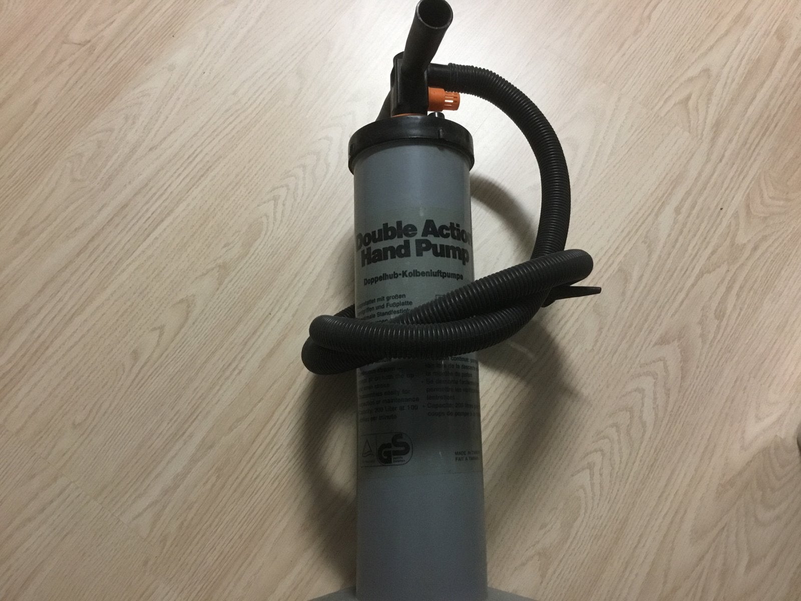 Double Action Handpomp voor opblaasbare items, Ophalen of Verzenden, Gebruikt, Handmatig