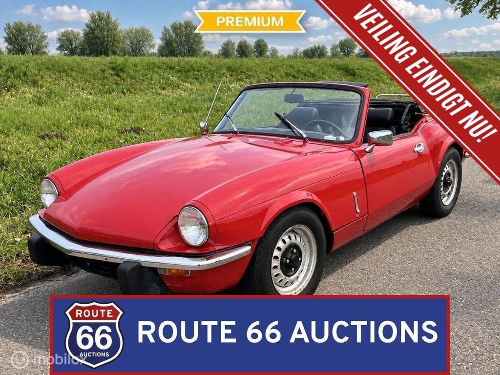 Triumph Spitfire Mk 4 | 1972 | Route 66 Auctions, Overige carrosserieën, Triumph, Zwart, Bedrijf