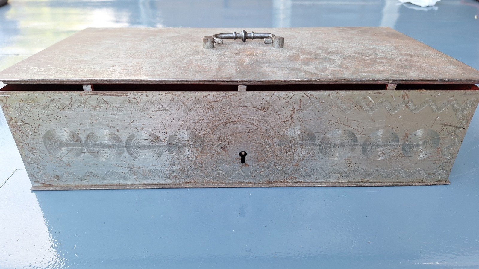 Beaumont Vintage stalen kist, Ophalen