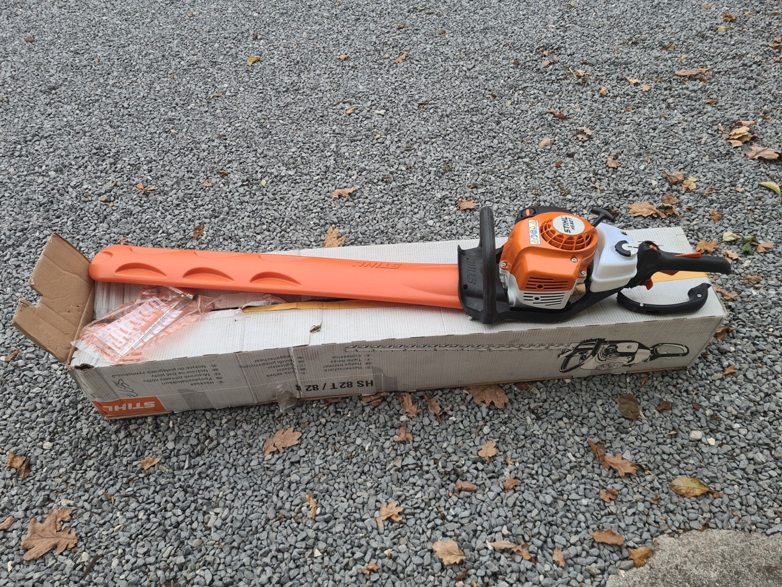Stihl HS82 T (nieuw) benzine blad 75cm (handvat kapot), Ophalen, Nieuw, Benzine, Stihl