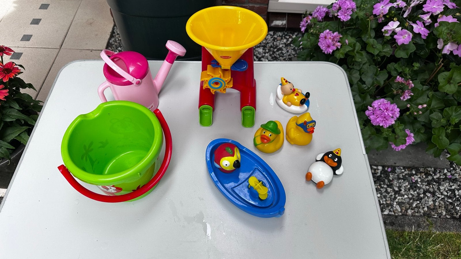 Leuk badspeelgoed setje voor urenlang waterplezier, Ophalen, Gebruikt, Bewegende onderdelen, Badeend