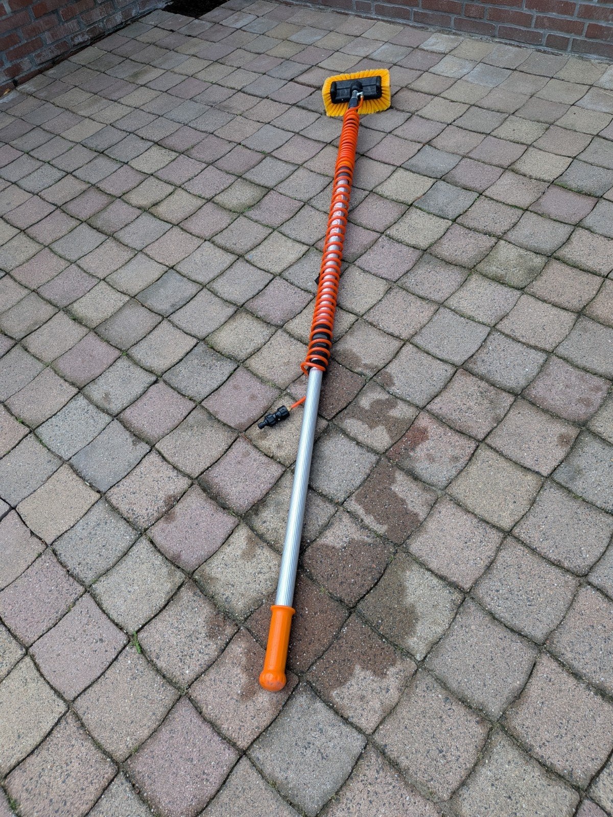 Aquascopic uitschuifbare wasborstel tot 8 meter, Ophalen, Gebruikt