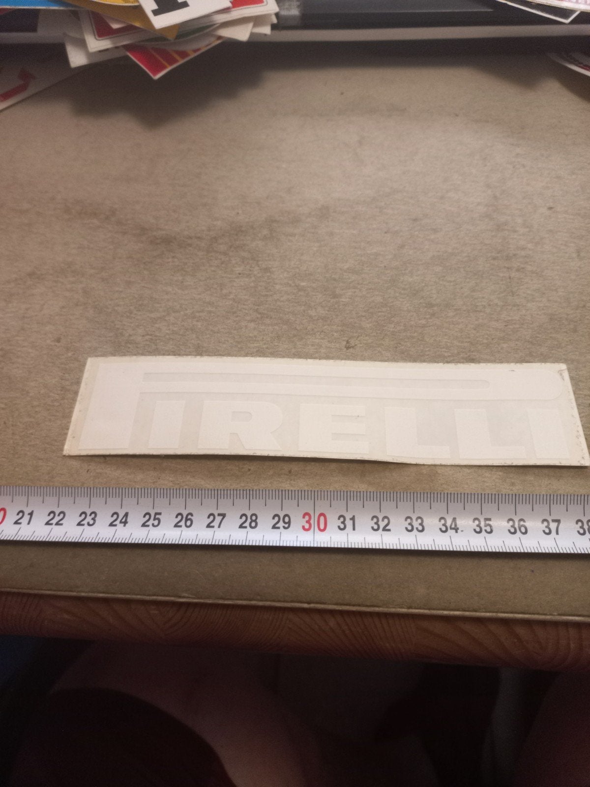 Pirelli sticker - Vintage auto/motorfiets decal, Ophalen of Verzenden
