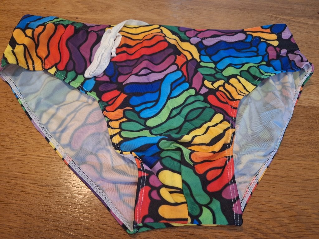 Kleurrijke Zwemslip  maat xl, Kleding | Heren, Onbekend, Overige maten, Zwemslip, Meerkleurig