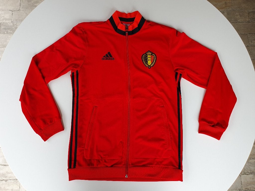 Rode trainingsvest KBVB (Adidas, M), Ophalen of Verzenden, Gebruikt, Buitenlandse clubs, Overige typen