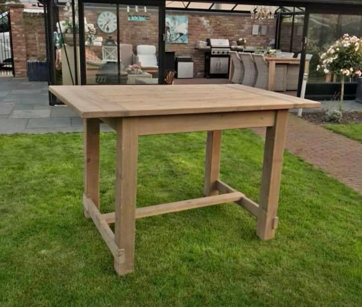 Houten bartafel - Robuust en stijlvol, Ophalen, Gebruikt