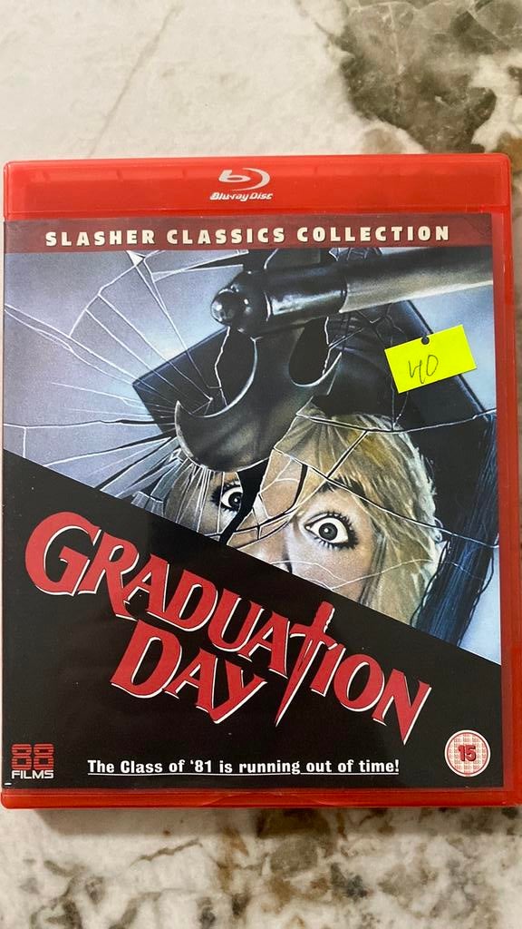 Graduation day blu ray slasher classics collection, Ophalen of Verzenden, Zo goed als nieuw, Horror