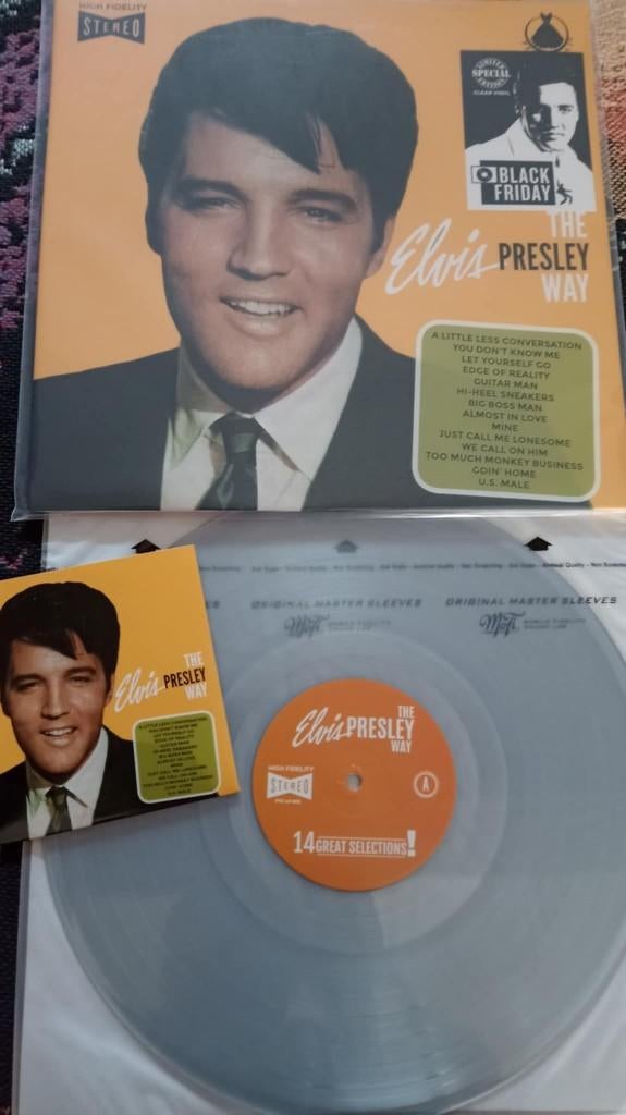 Elvis bootleg lp, Elvis the Presley way, plus bonus cd, Inclusief binnenhoes, Verzenden, Zo goed als nieuw, Rock-'n-Roll