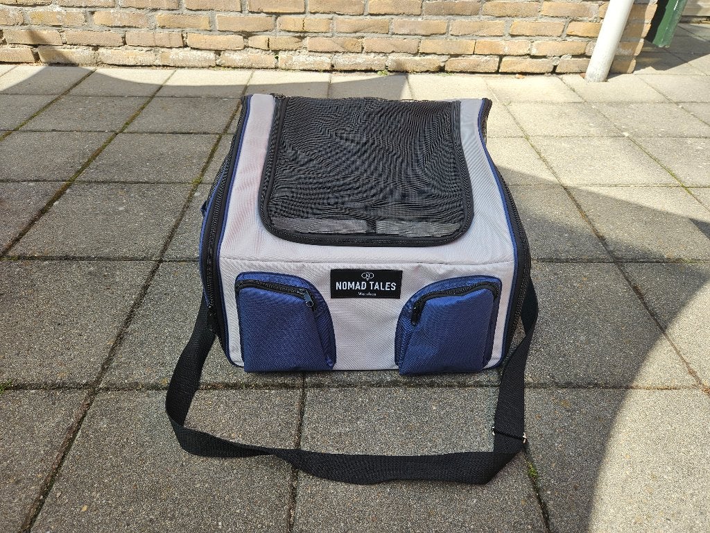 Nomad Tales Spirit autostoel voor honden, grijs/blauw, Ophalen of Verzenden, Zo goed als nieuw