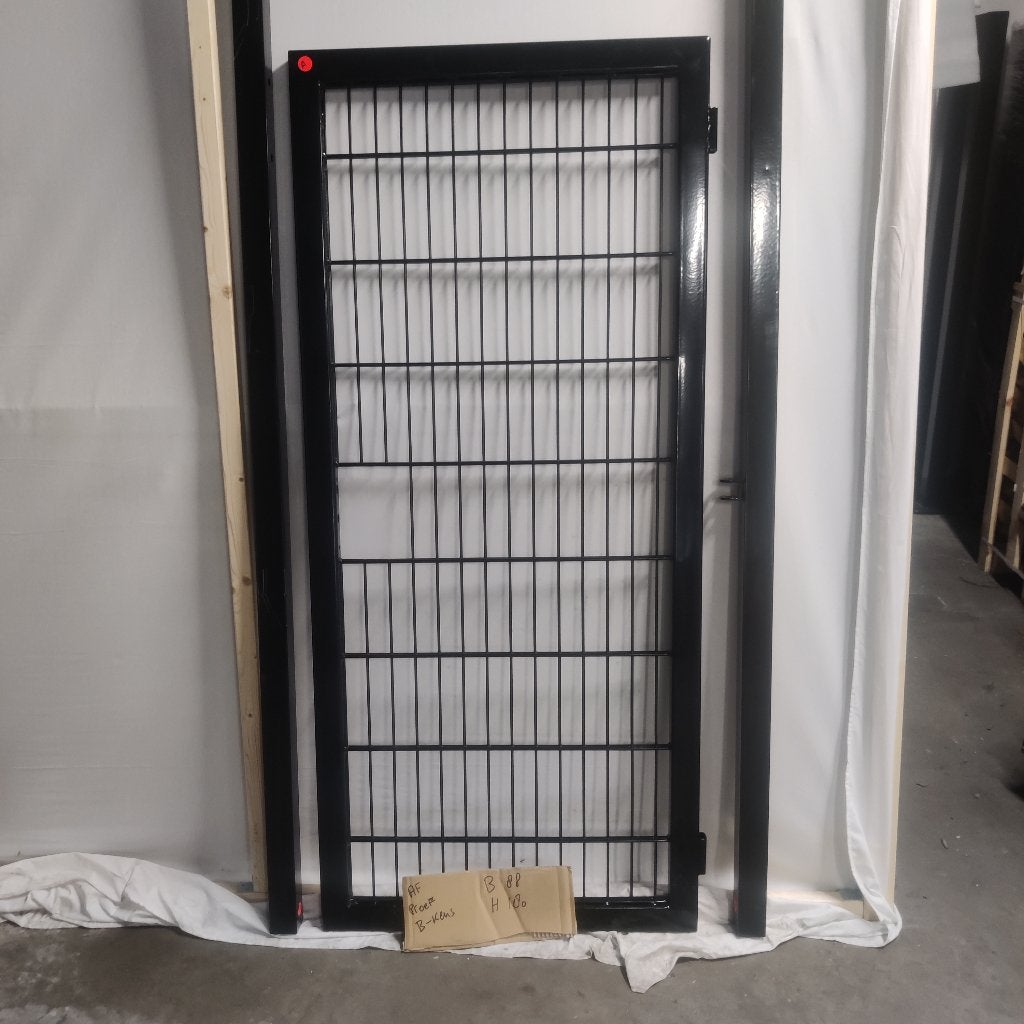 Poort 180cm hoog - 88cm breed Zwart opruiming, Ophalen, Met poort, Nieuw, Dubbelstaafmat hekwerk