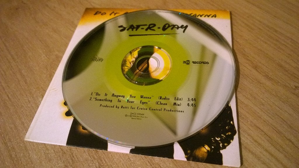 Sat-r-day ‎– Do It Anyway You Wanna, cardboard sleeve, Ophalen, Gebruikt, Hiphop en Rap