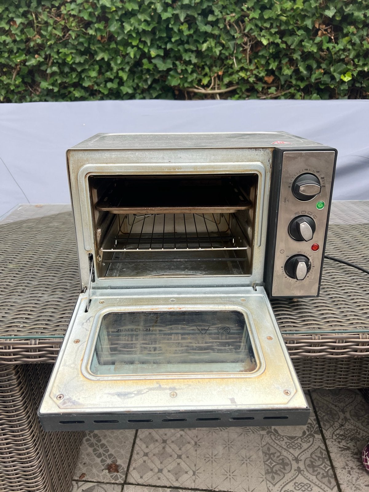 Gratis af te halen: Elektrisch oventje (40x28x32 cm), Witgoed en Apparatuur, Ovens, Minder dan 45 cm, Gebruikt, Silvercrest, Ophalen of Verzenden