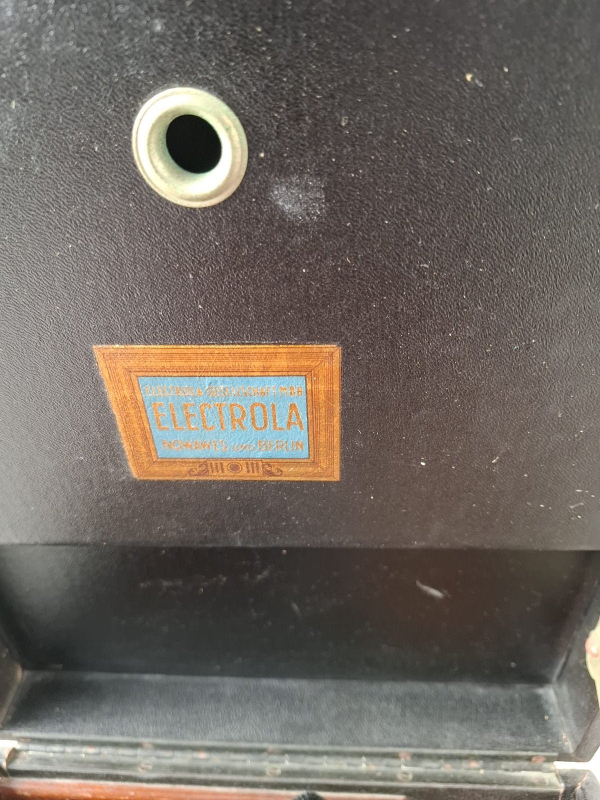 Antieke Electrola Platenspeler met Platen, Ophalen of Verzenden, Gebruikt, Platenspeler, Overige merken