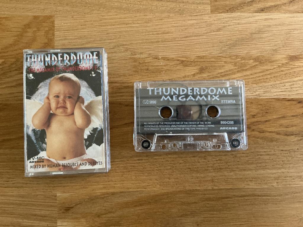 Thunderdome The megamix of Thunderdome 1-5!, Gebruikt, Overige genres, 1 bandje, Ophalen of Verzenden