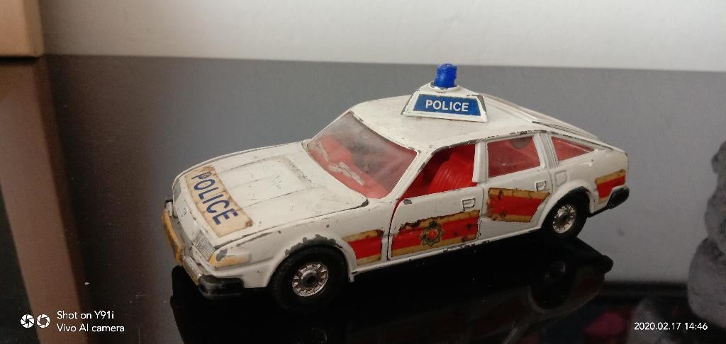 Corgi toys rover 3500 police uk, Ophalen of Verzenden, Auto, Overige merken