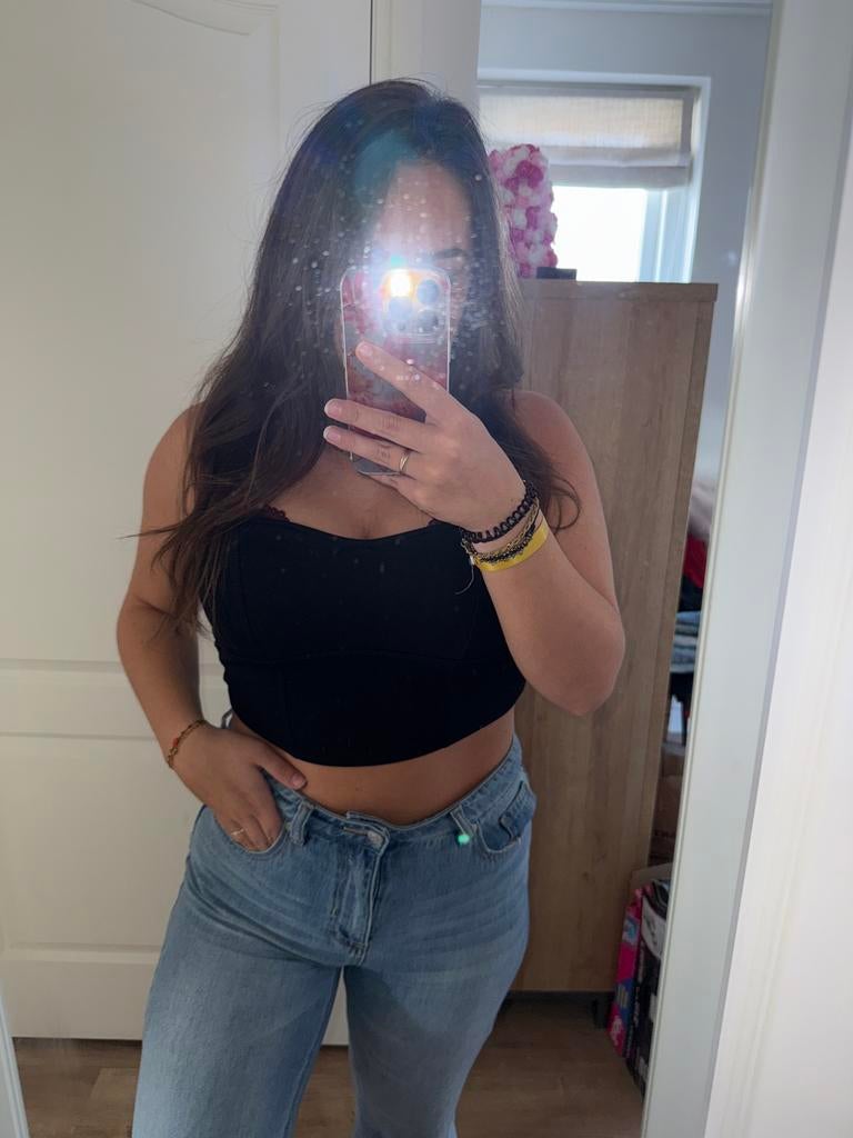 H&M Strapless Korset Top Zwart, Zwart, Nieuw, Ophalen of Verzenden, Maat 36 (S)