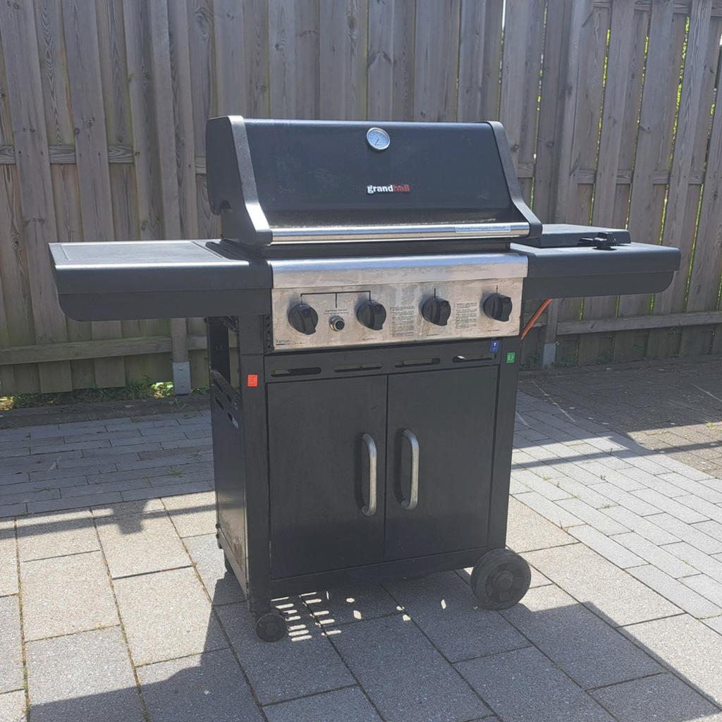 Grandhall barbecue/ bbq gas met zijbrander, Tuin en Terras, Gasbarbecues, Gebruikt, Ophalen