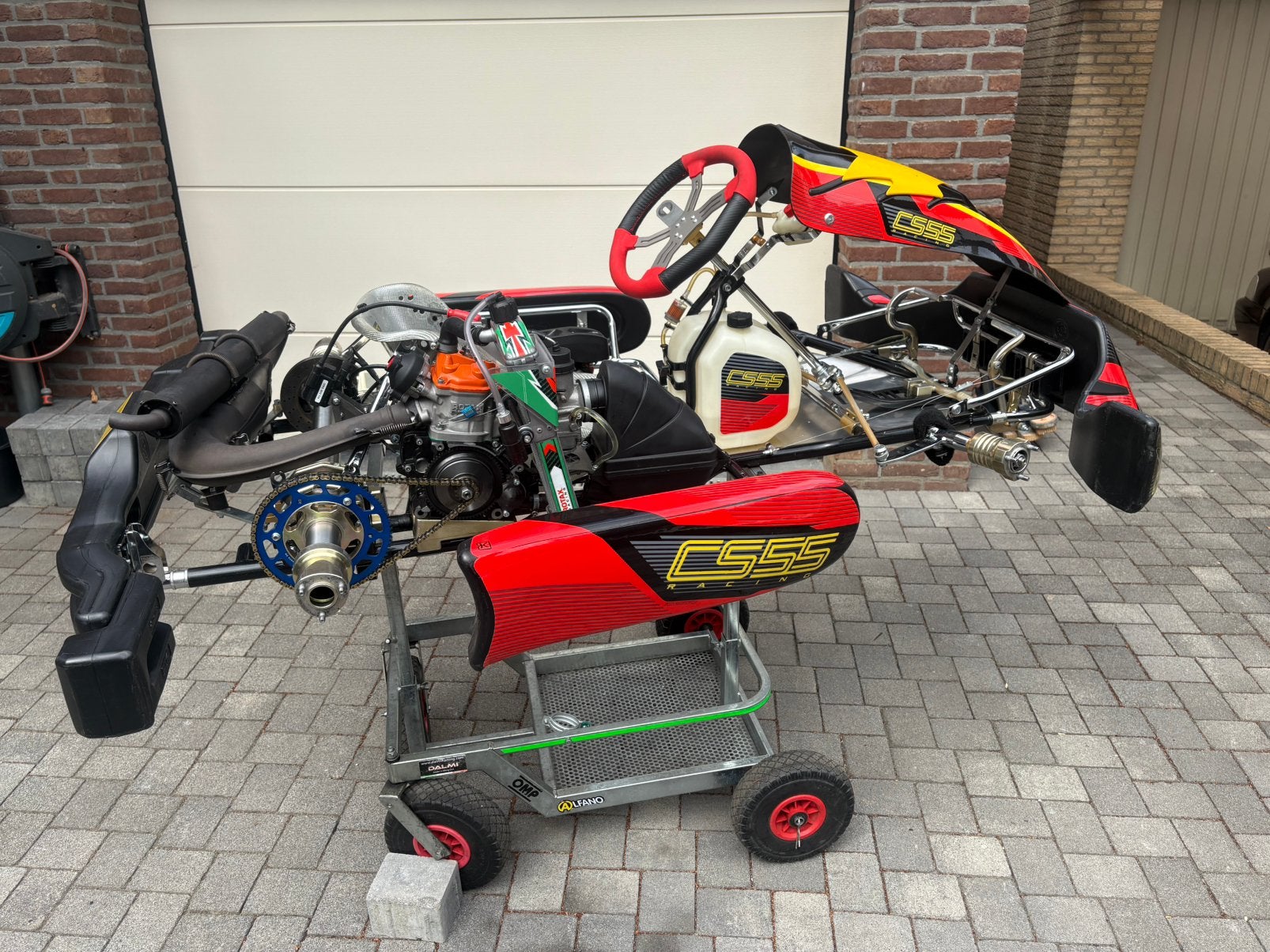 Compleet kart, Otk cs55 2025 met/zonder Rotax max Senior, Ophalen, Gebruikt, Kart