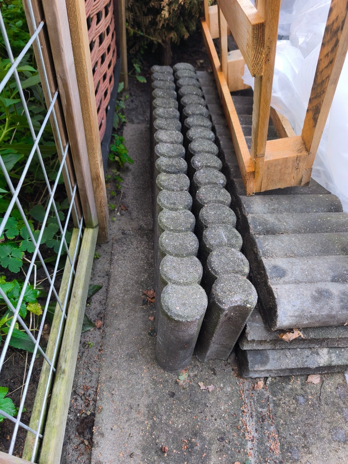 palisade banden 25 hoog 8 dik, Ophalen, Gebruikt, 25 tot 50 cm, Minder dan 25 cm