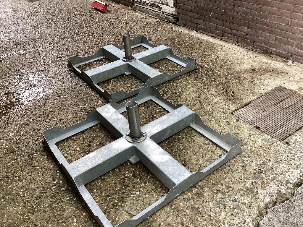 2x Parasolvoet ., Tuin en Terras, Parasols, Ophalen of Verzenden, Gebruikt, Minder dan 1 meter, Parasolvoet