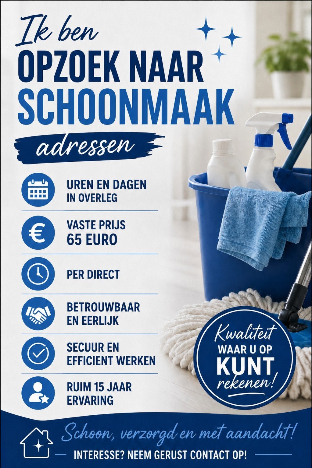 Huishoudelijke hulp aangeboden, Ophalen of Verzenden, Minder dan 50 cm, Schilderij