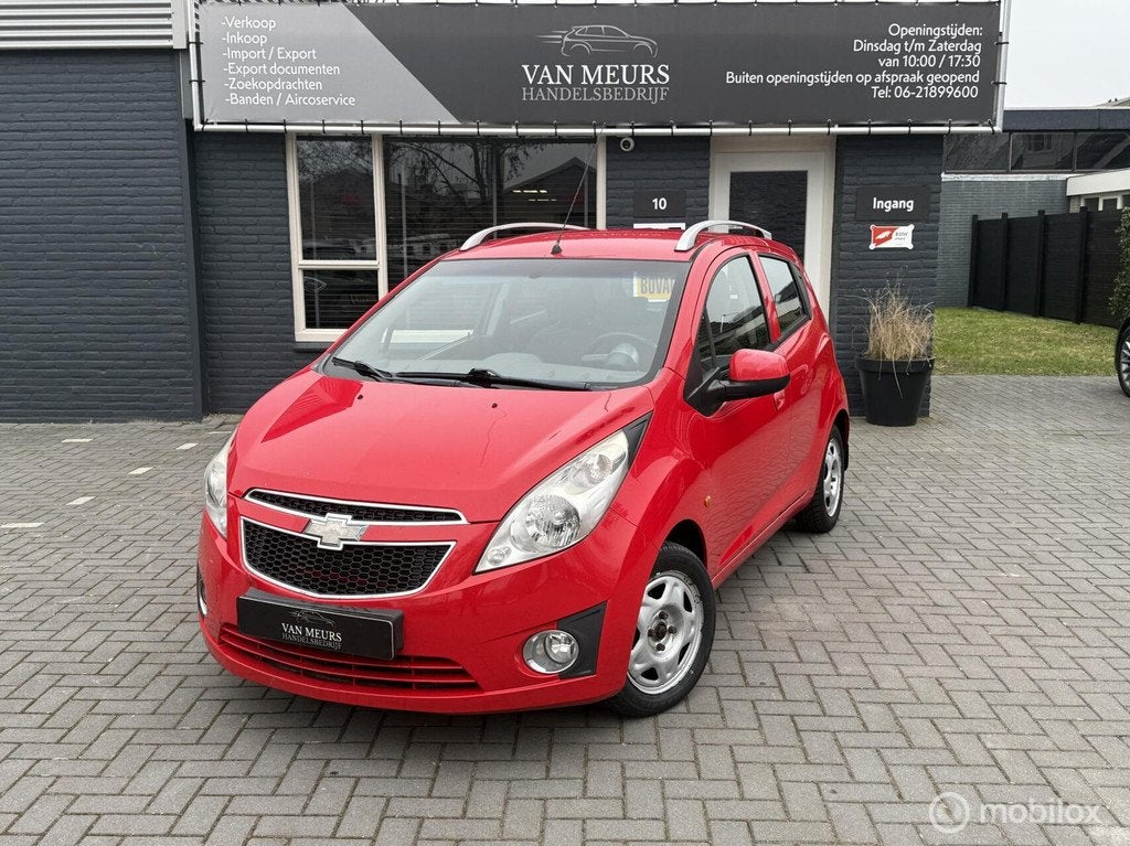 Chevrolet Spark 1.0 16V LS Bi-Fuel, airco, 5 deurs, nap, APK, Auto's, Chevrolet, Euro 5, Zwart, 4 cilinders, Origineel Nederlands