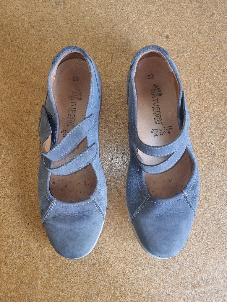 Natuform Ballerina's - Maat 33 - Blauw, Kleding | Dames, Blauw, Natuform, Gedragen, Ballerina's