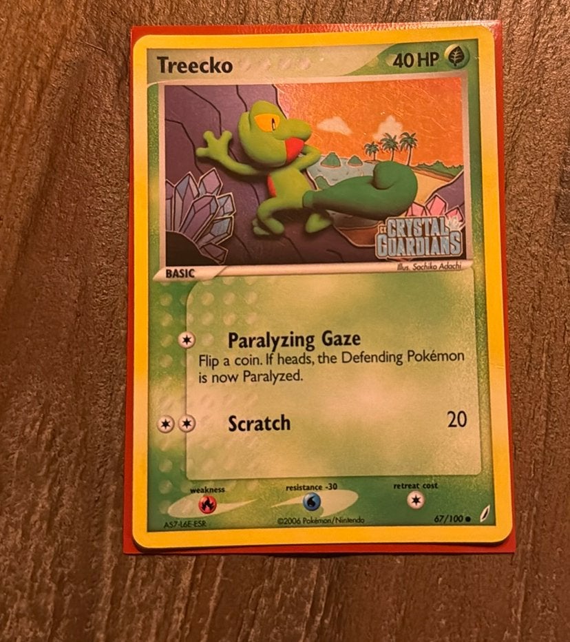 Treecko stamped, Ophalen of Verzenden, Zo goed als nieuw
