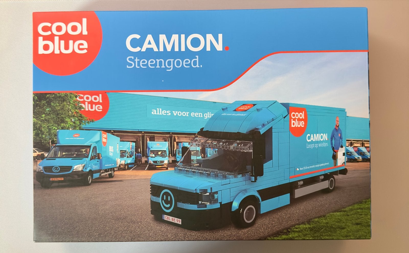 Coolblue CAMION Steengoed Bouwset X303, Verzenden, Nieuw, Overige merken