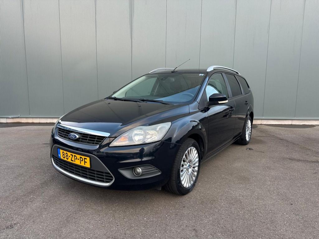 Ford FOCUS Wagon 1.6 Titanium CLIMA | NAVI | ONDERHOUDSBOEKJ, Auto's, 1596 cc, 4 cilinders, 635 kg, Zwart
