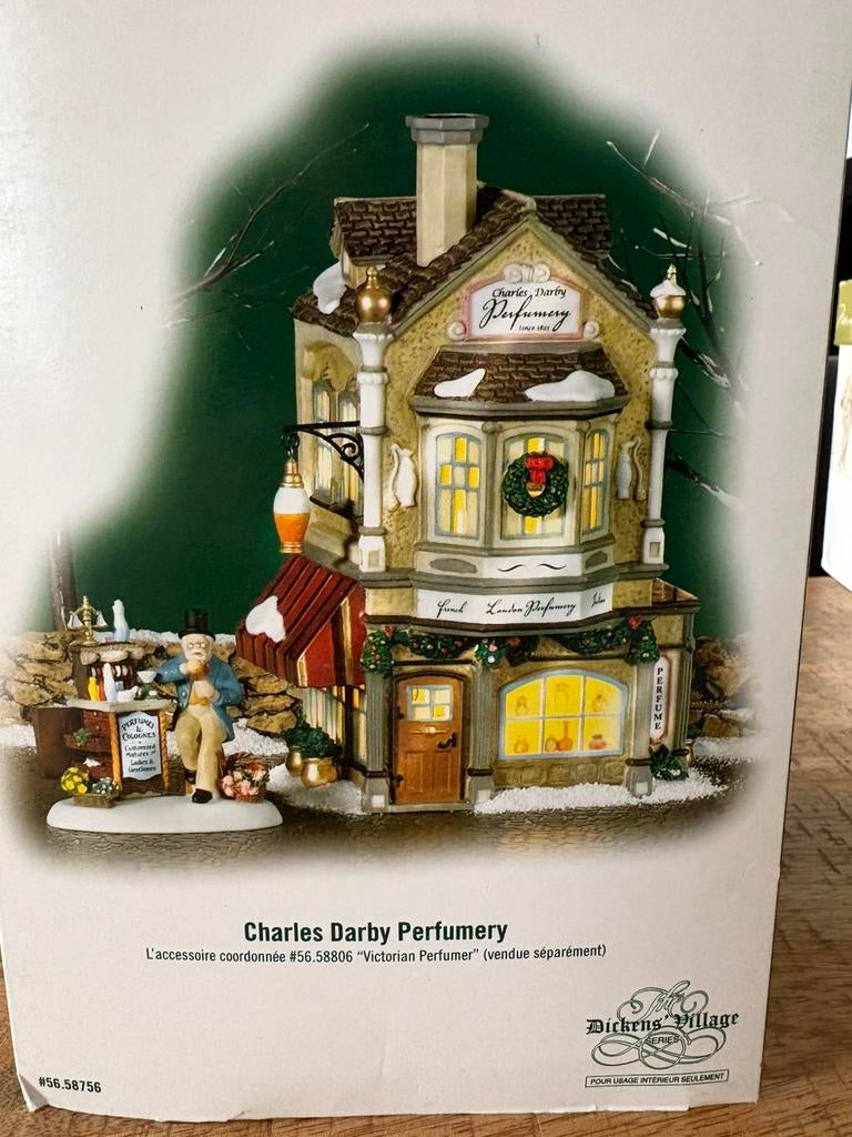 Department 56 Charles Darby Perfumery, Diversen, Kerst, Ophalen of Verzenden, Zo goed als nieuw