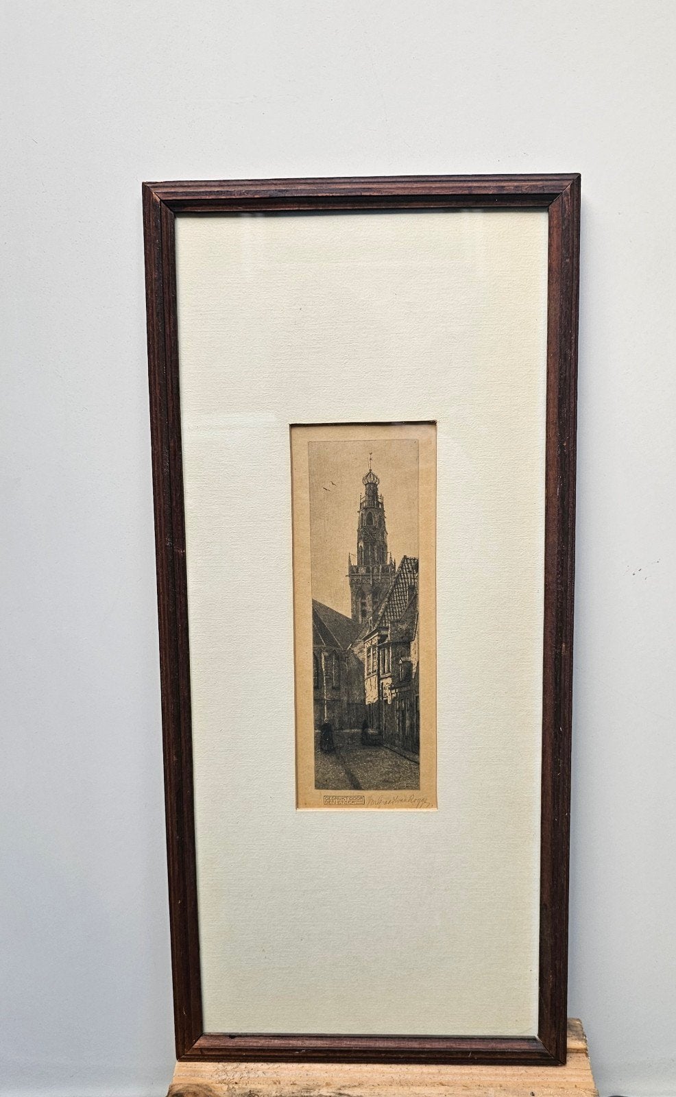 Johannes Graadt van Roggen-Bakenessertoren Haarlem, Dagelijks leven, 1800 - 1899, Ets, Gesigneerd
