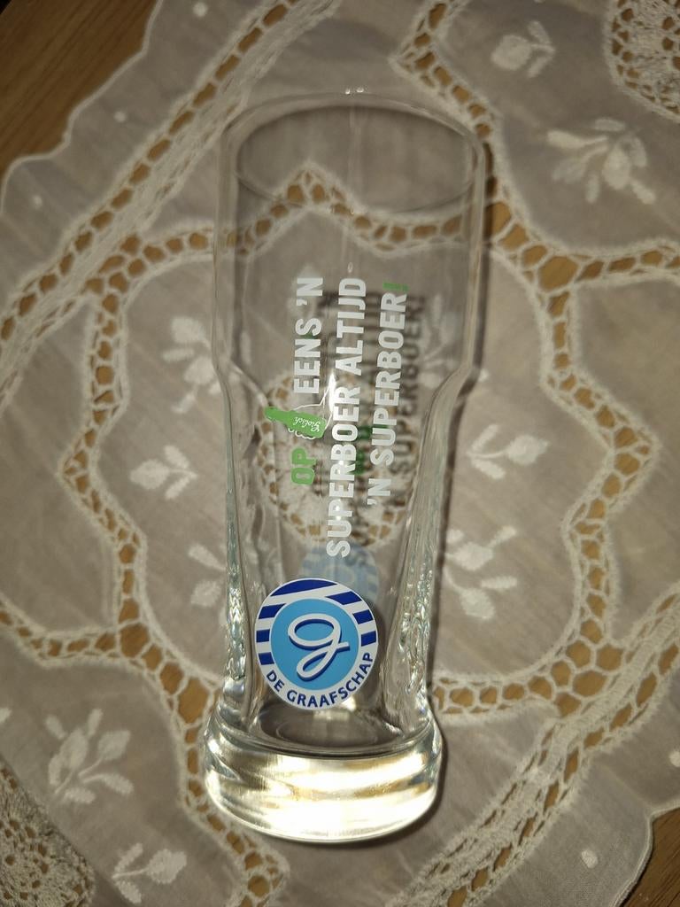 Grolsch Graafschap glas, Ophalen of Verzenden, F.C. Twente, Vaantje of Sjaal
